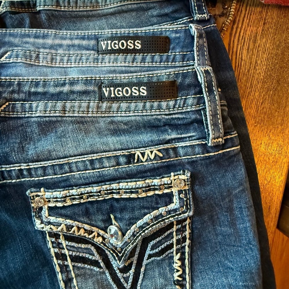 Vigoss Embellished Blue Jeans - Picture 9 of 9